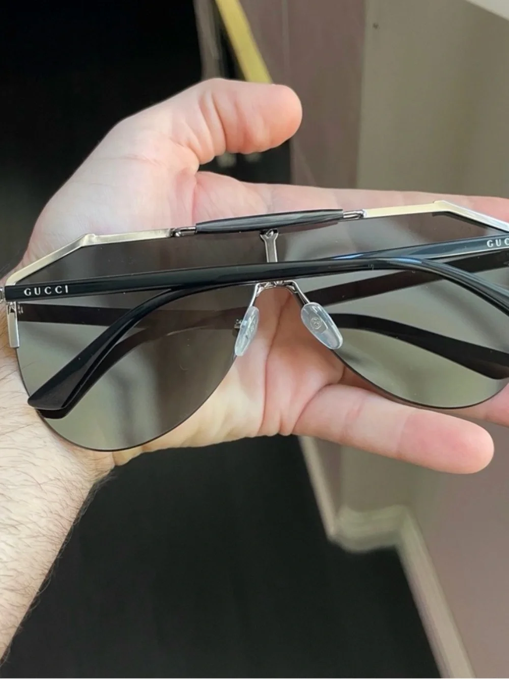 Gucci bold rimless